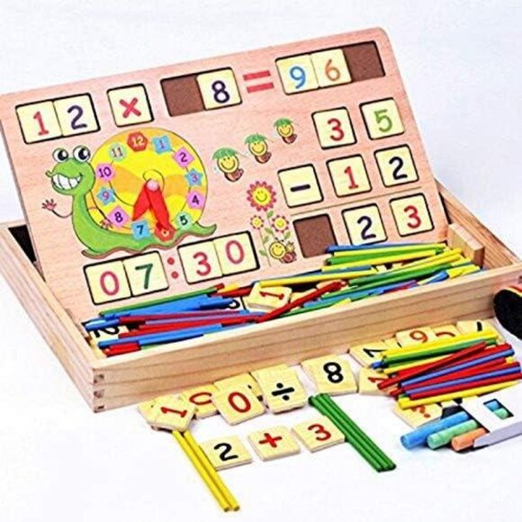 Montessori Baby Math Teaching Aids Multifunctional Math Operationtoy1Pack(8 Pcs) - Picture 2 of 9